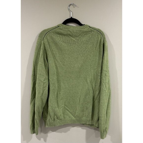 Men's Tommy Hilfiger Sweater Knit Pullover Cotton Golf X-Large Green - Picture 5 of 11